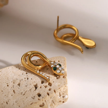 Snake Stud Earring