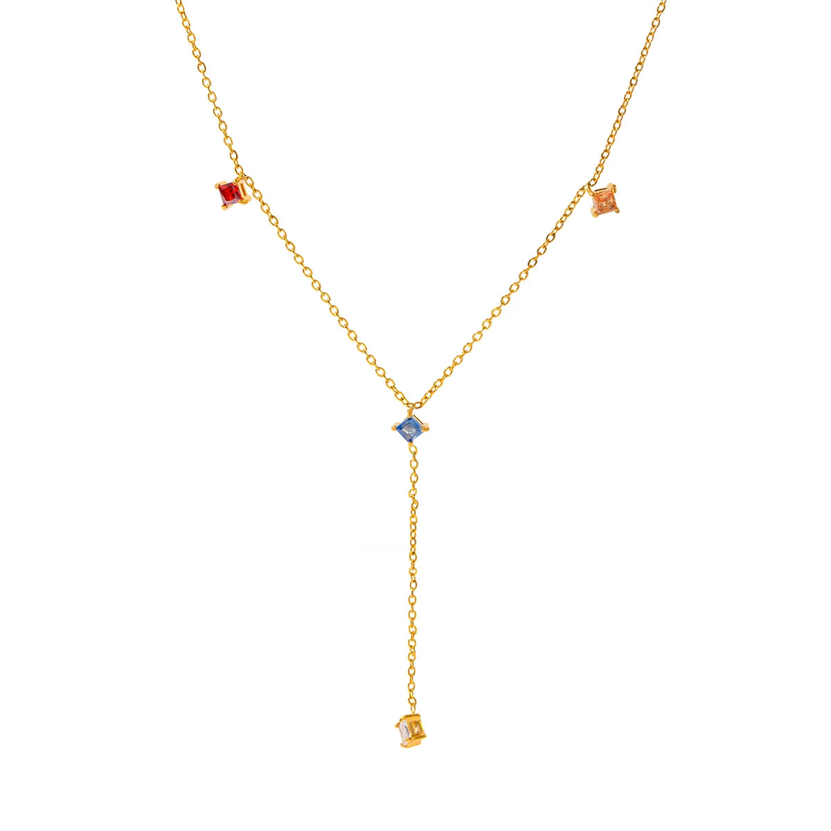 Rhinestone Inlaid Necklace