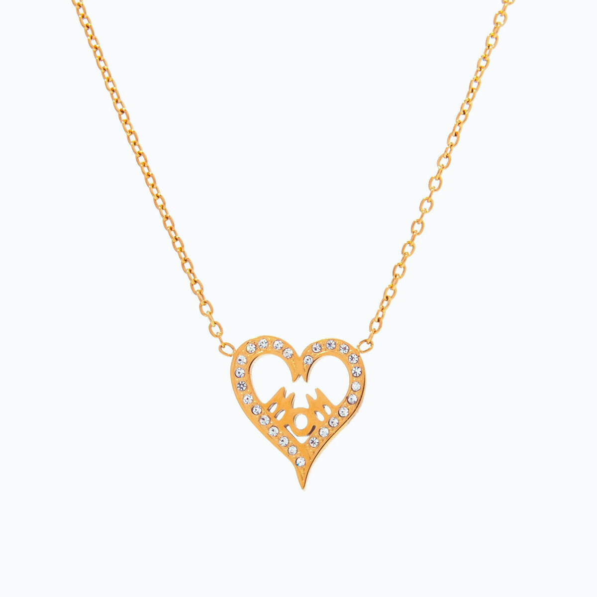 Love Mom Necklace